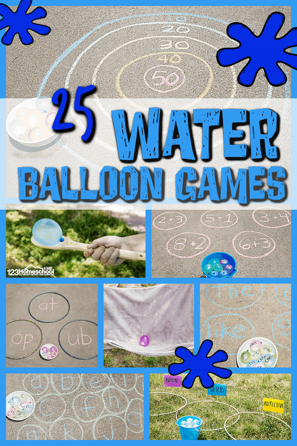 Nothing says summer like water balloon games!  They are cheap, quick, FUN, and a great way to cool off on a warm summer day! Bug if your kids are tired of playing balloon toss, let us help you take your water balloon activities to a new level of summer activities for kids with these fun games to play with water balloons. These fun water balloon games are perfect for toddler, preschool, pre-k, kindergarten, first grade, 2nd grade, and elementary age students!
