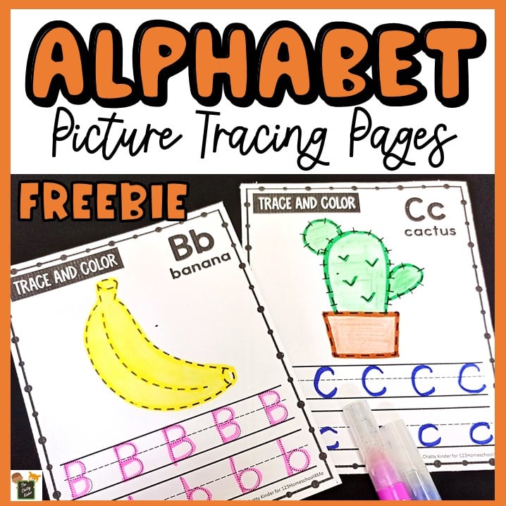 FREE Printable Alphabet Tracing Worksheets for Kindergarten