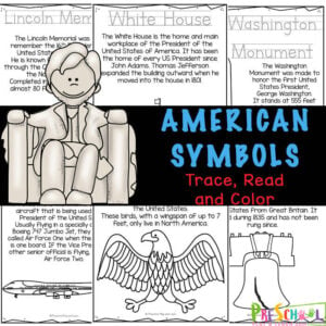 american symbols for kids printable reader