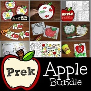 Apple Bundle for Preschool and Kindergarten