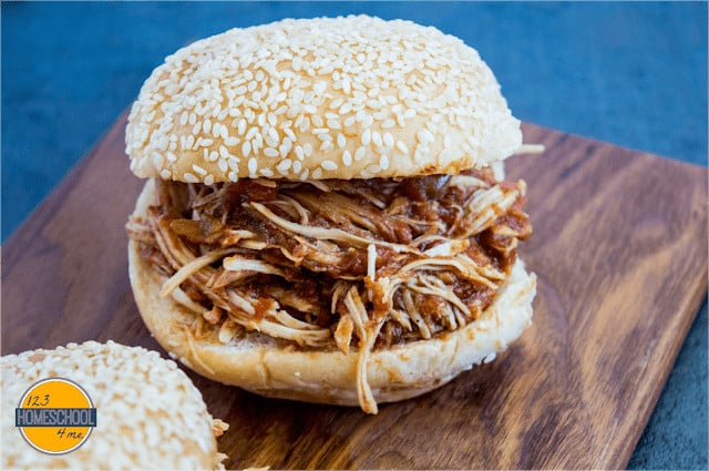 Mouth watering bbq pulled chicken perfect for company or an easy dinner recipe