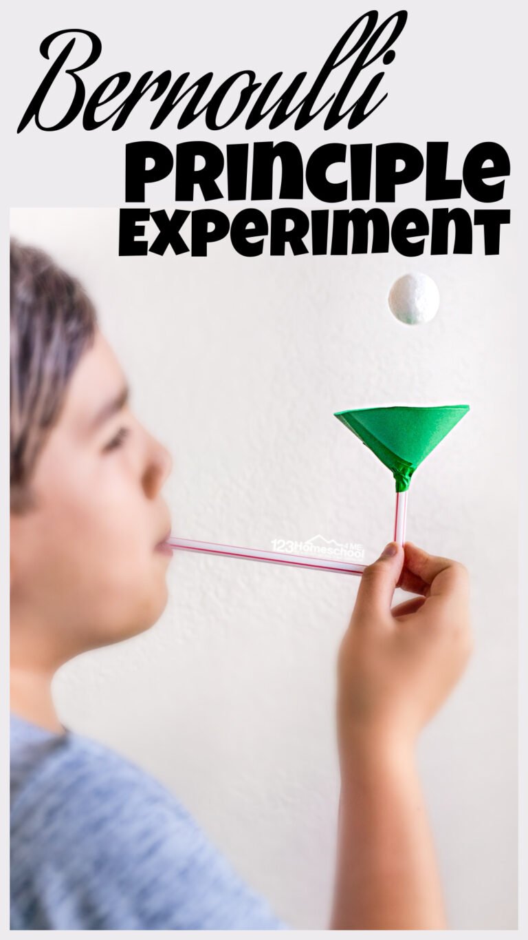 SIMPLE Bernoulli Principle Experiment for Kids
