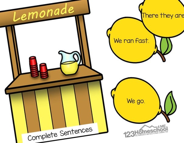 Work on identifying complete and imcomplete sentences with this FREE printable, fun sorting SENTENCES activity for students to play and learn!