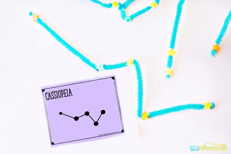use pipe cleaners and star beads for this fun Constellation Activities for Kids