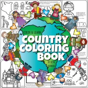 Country Coloring Book