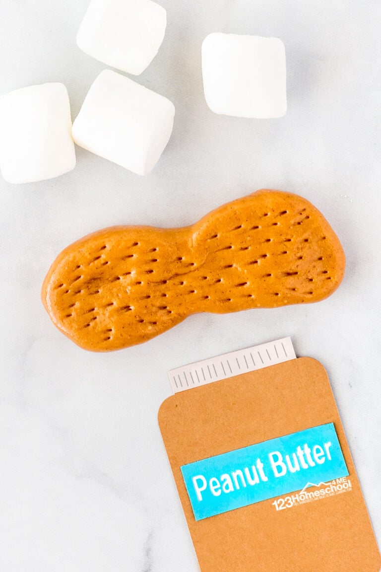 Quick & EASY, Edible Peanut Butter Playdough Recipe