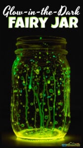 If you have a fairy fan at your house you will love this super cool DOY fairy jar craft project! With just a couple simple materials you can make a mason jar night light that will actually glow in the dark. This fairy craft is perfect for preschool, pre-k, kindergarten, first grade, 2nd grade, 3rd grade, 4th grade, 5th garde, and 6th graders.  Whether you make your fairy light jars as a fun summer activity for kids or as a tinkerbell craft - this is sure to be a hit in your house!