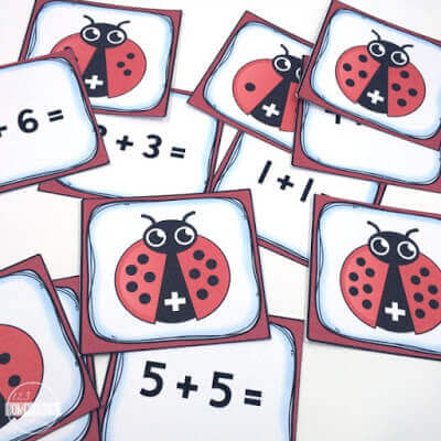 Ladybug-Addition-Math-Game