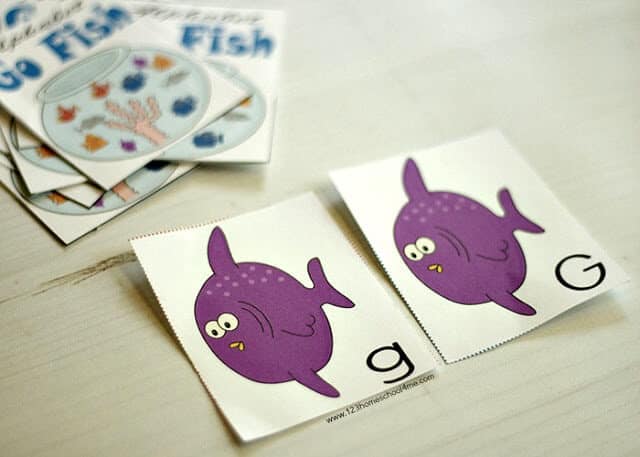 FREE Printable Alphabet Go Fish Game