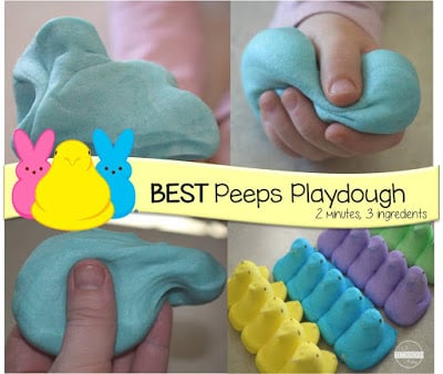 BEST Peeps Playdough Recipe – Easter Activities for Kids
