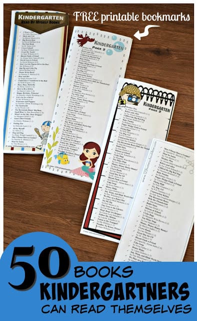 Kindergarten Book List