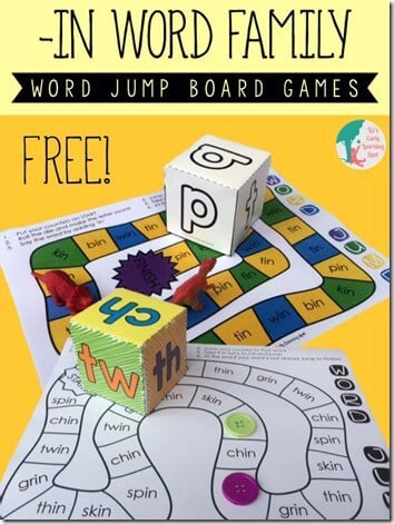 Word Family Board Game