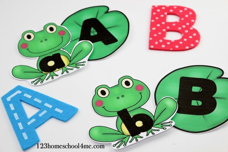 Super cute and free frog ABC Games for preschoolers and kindergarnters