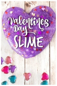 Glittery Purple Valentine Slime