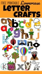 Printable alphabet crafts