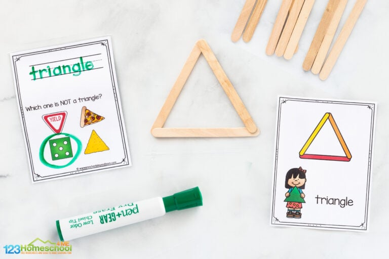 FREE Printable Shape Activityies for Toddlers