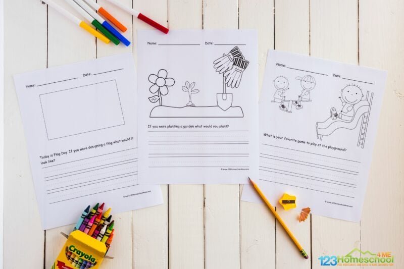 Download the pdf file with Summer Writing Activities