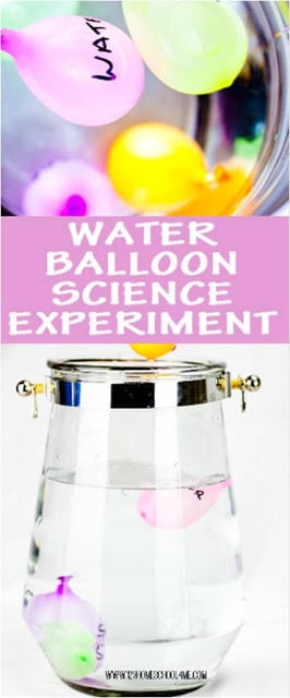 Kids love playing with water, which makes learning from water balloon experiment so engaging and exciting. This water balloon science experiment is a great way to help children explore density for kids  with outrageously FUN water experiments! Try this science experiments with balloons and water as an EPIC  summer activity for kids with kids of all ages from preschool, pre-k, kindergarten, first grade, 2nd grade, 3rd grade, 4th grade, 5th grade, and 6th graders too! 