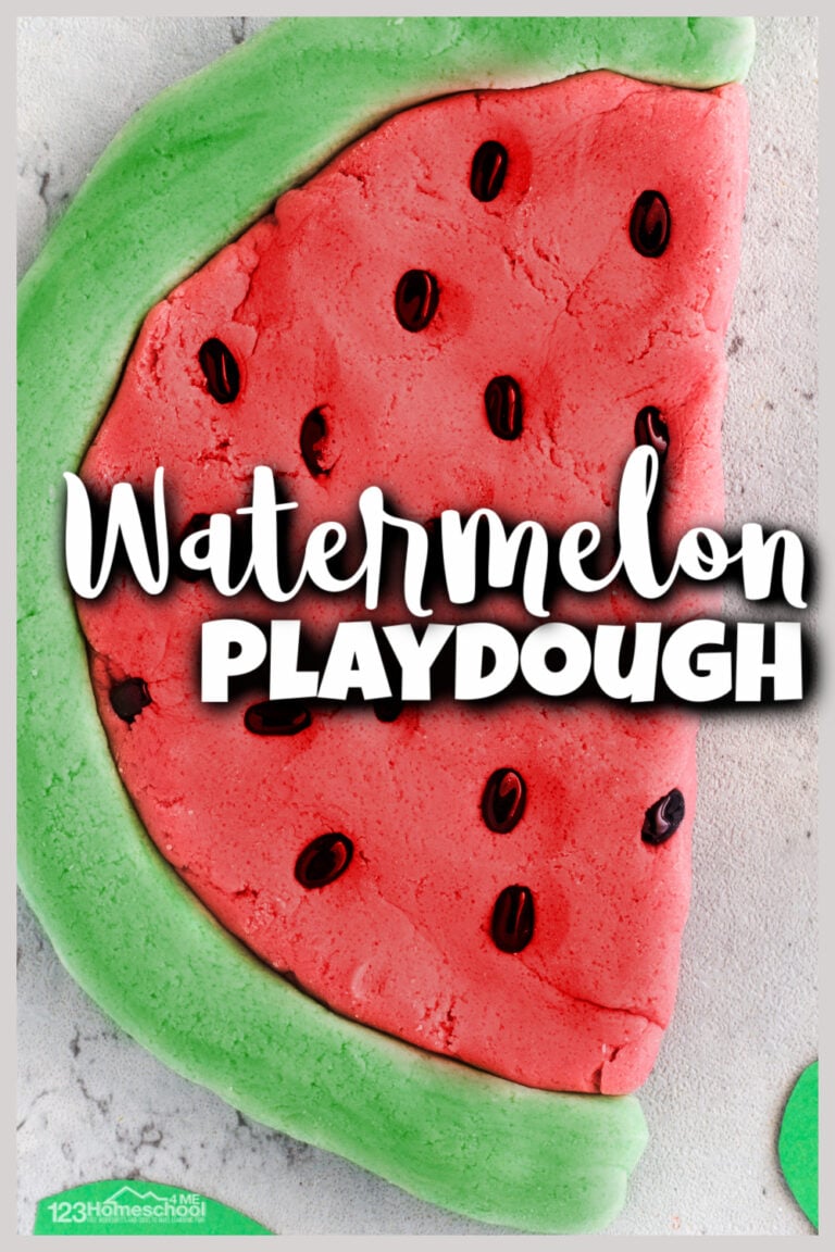 Scented Kool Aid Watermelon Playdough – Summer Activity for Kids