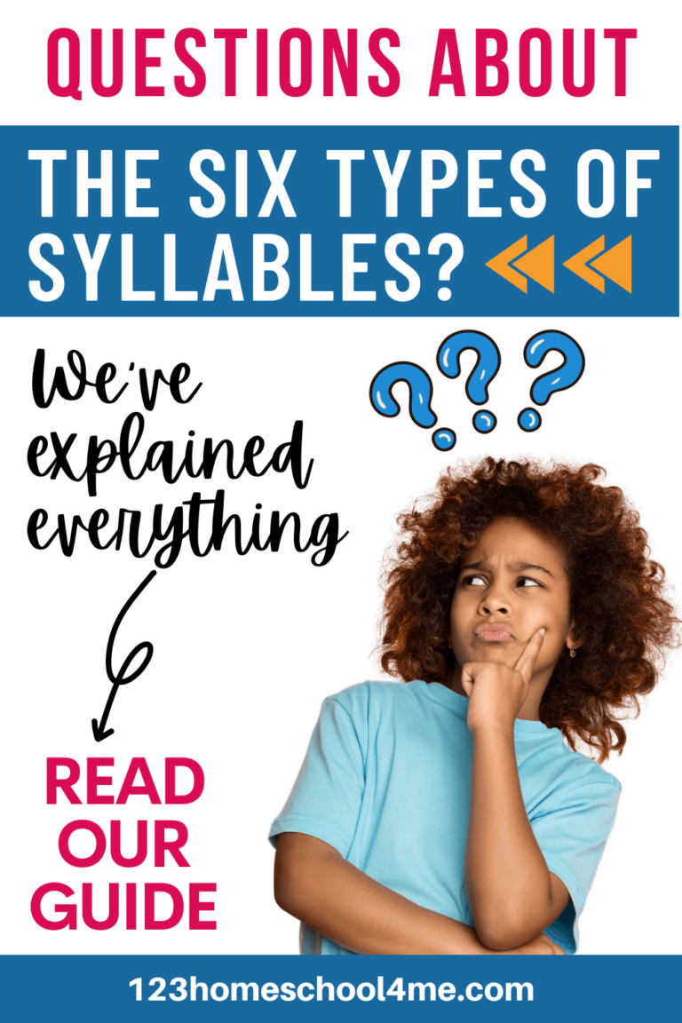 Explore the fascinating world of syllables and their impact on reading and spelling! Dive into the different syllable types, and learn when to teach each type to kids. Don't miss our essential guide for homeschooling parents. Click to read now!