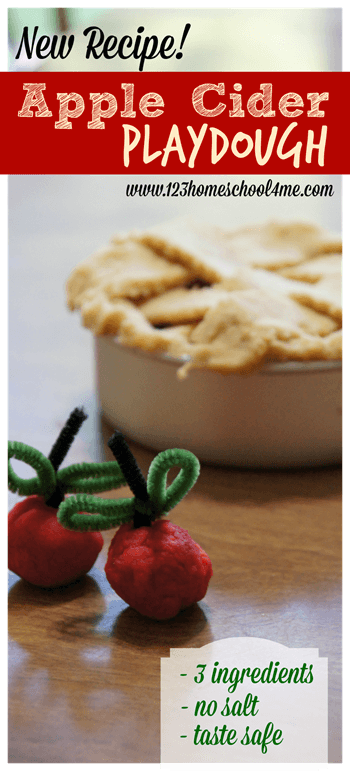 Apple Pie Playdough Recipe for Fall