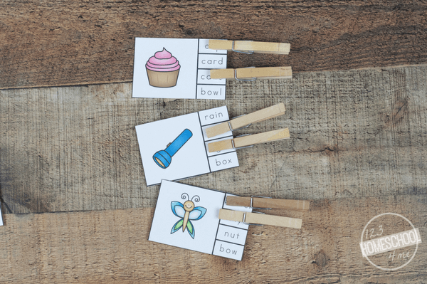 Compound Words Worksheets and Clip Cards Activity