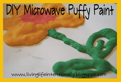 How to make Microwave Puffy Paint