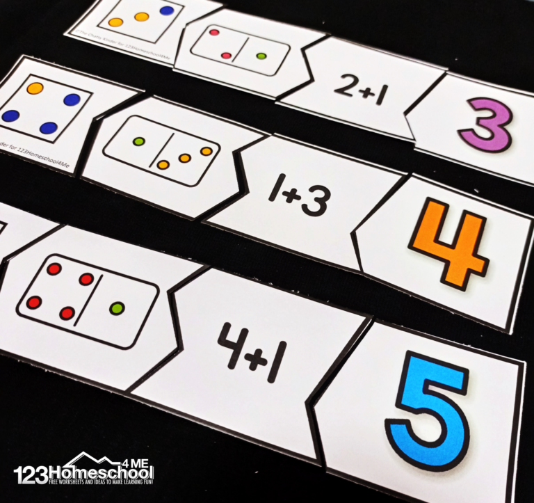 FREE Subitizing Math and Addition Puzzle Activities