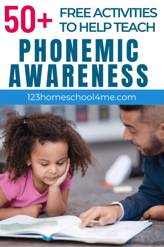 Developing phonemic awareness skills is important for reading success. Learn what it is, how to teach it, and how to assess your child. We’ve got 50+ free activities to help your Kindergarten child work on their skills. Click through for more details.